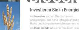Kapitalanlage Biogasfonds
